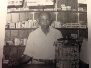 Neil Humphrey, Jr., proprietor of Humphrey's Sundries at 1810 Dr. Martin Luther King, Jr. Way. The store was popular for its ice cream, soda fountain, and as a gathering point for young people.   (Photo provided by Ed James)